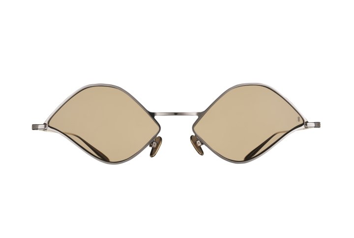 Silver 24K Yellow Gold with Vintage Brown