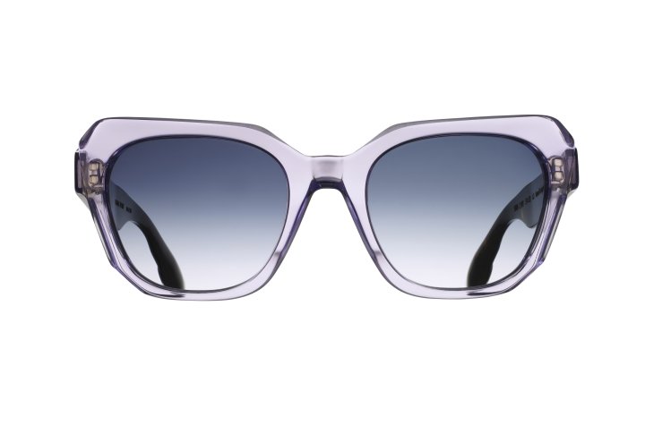 Violet Dark Tort with Navy Graded