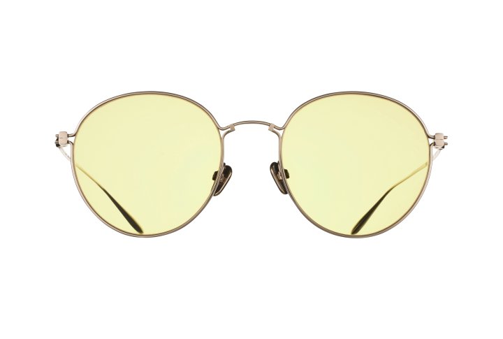 White Gold with Musdard Green