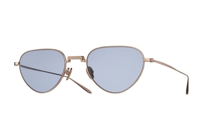 Brushed Rose Gold with Light Navy