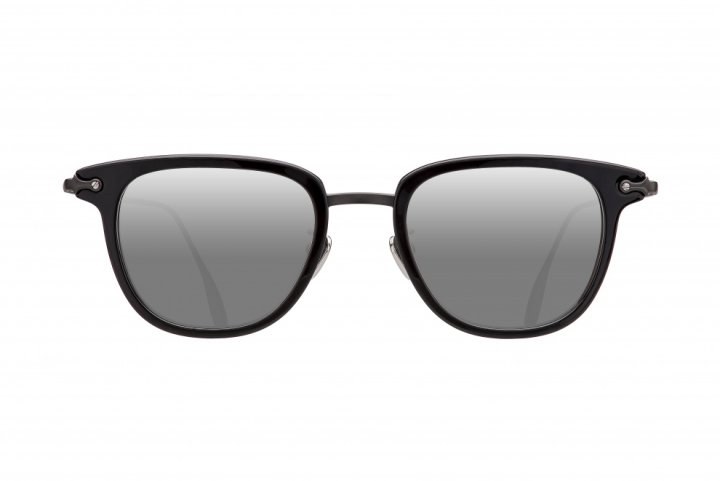 Black Volcanic Metal with Silver