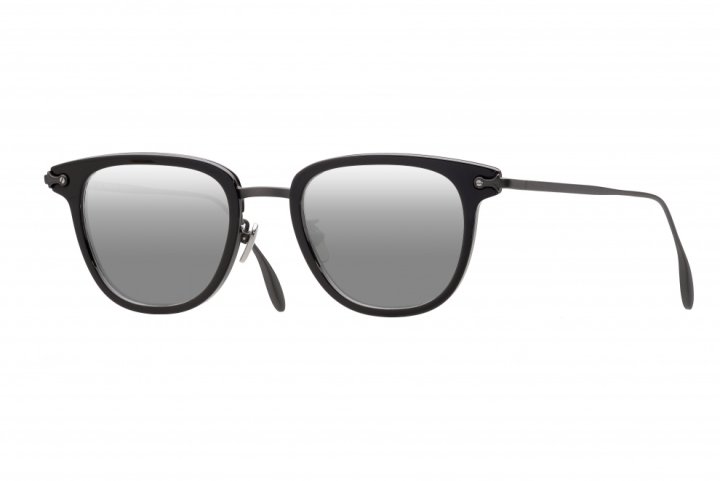 Black Volcanic Metal with Silver