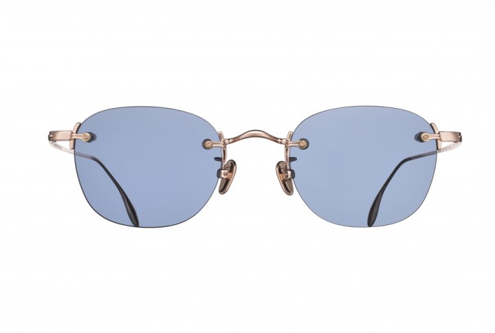 Rose Gold with Light Navy