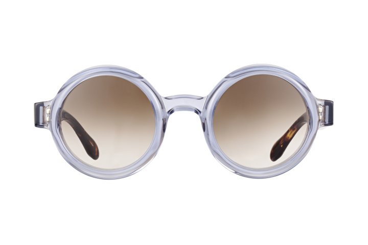 Lavender Blue Tort with Brown