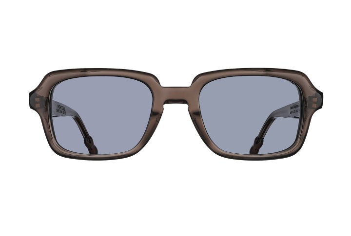 Transparent Deep Brown  with Jasmine Blue