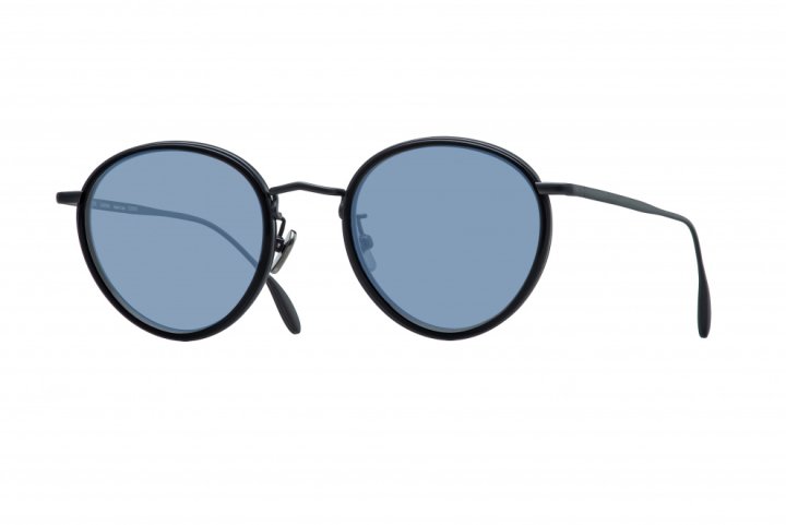 Black Volcanic Metal with Jasmine Blue